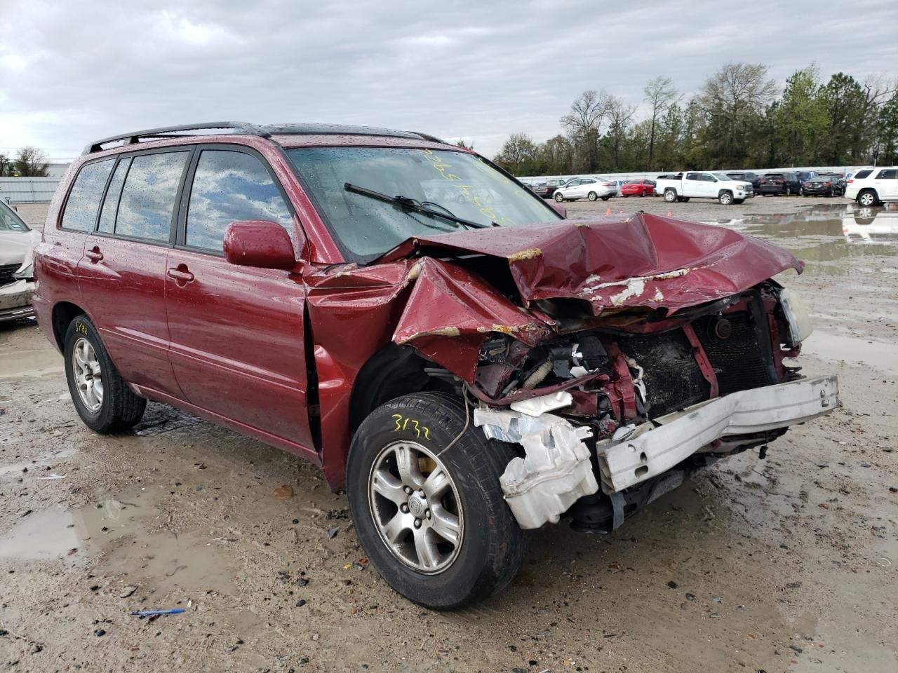 TOYOTA HIGHLANDER 2004 with VIN JTEGP21A640028755 - Photo from auction