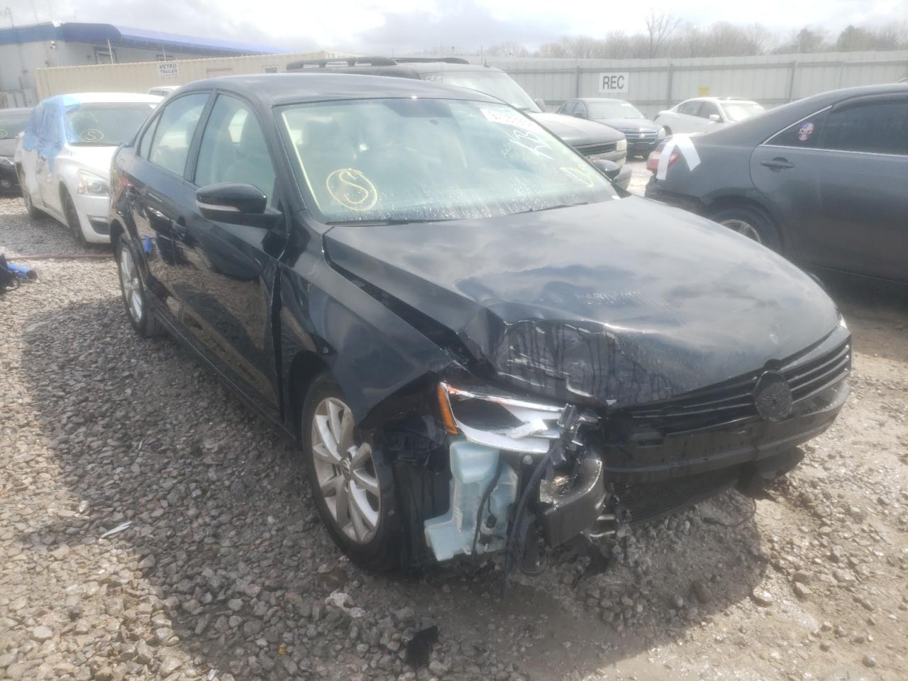 VOLKSWAGEN JETTA SE 2012 with VIN 3VWDP7AJ1CM314462 - Photo from auction
