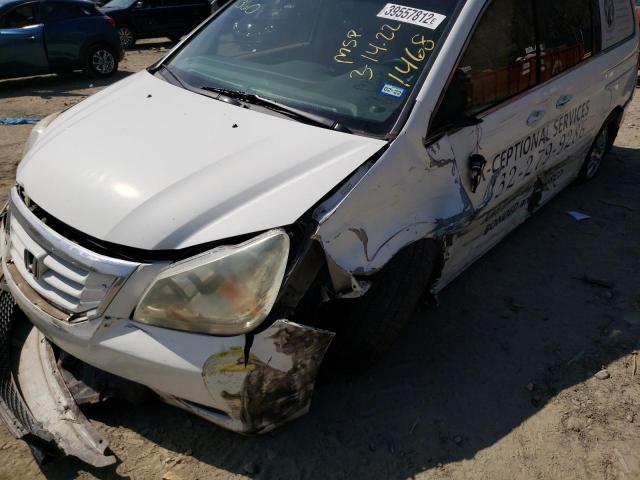 Photo 9 from auction – 2009 HONDA ODYSSEY EX with VIN 5FNRL38609B411468