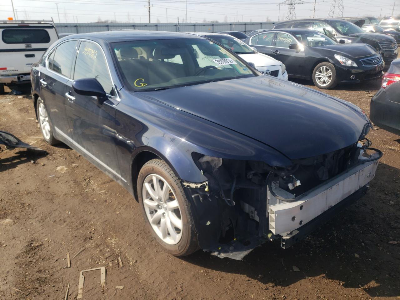LEXUS LS 460 2007 with VIN JTHBL46F675021031 - Photo from auction