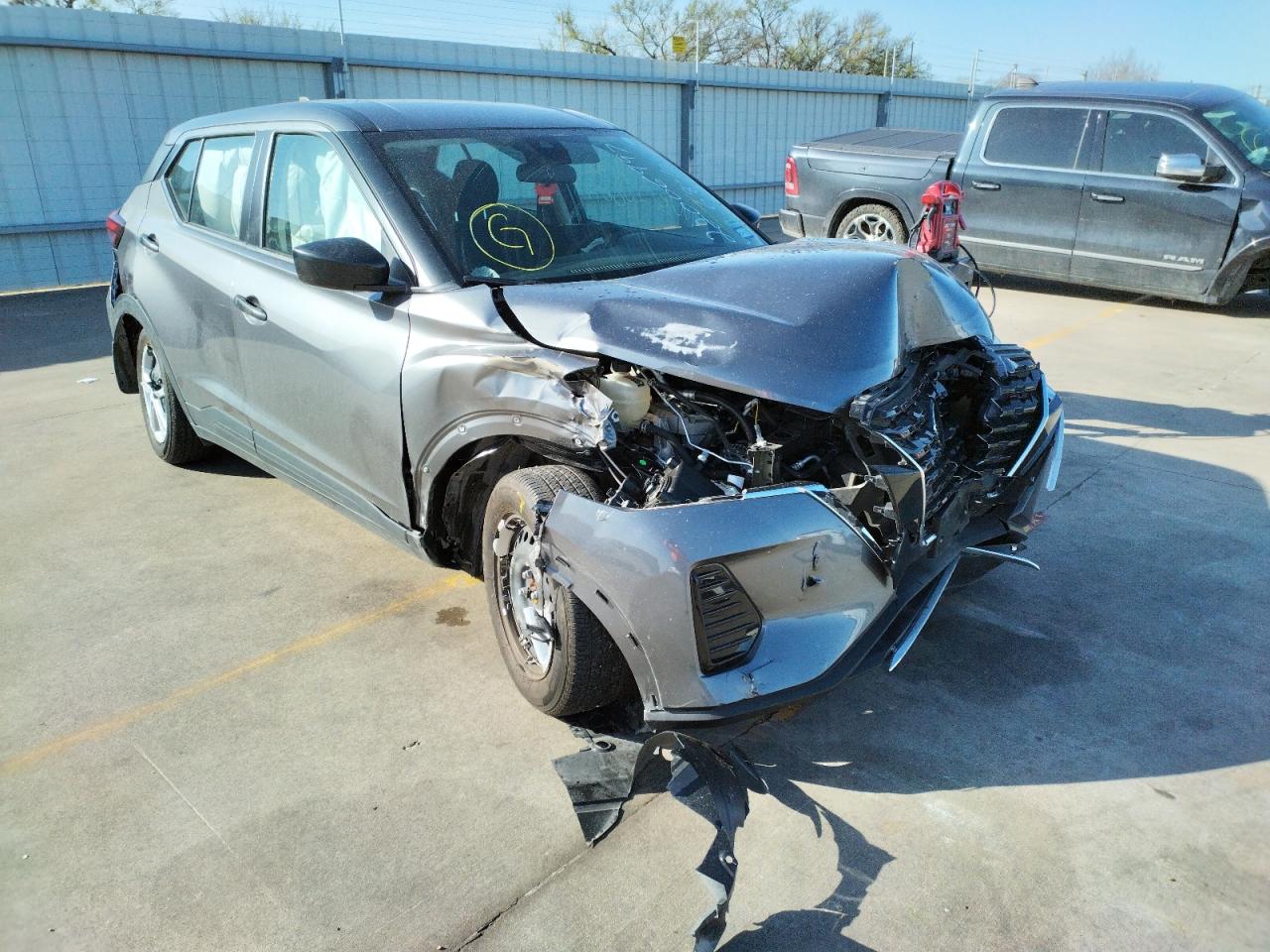 NISSAN KICKS S 2021 with VIN 3N1CP5BV1ML493942 - Photo from auction