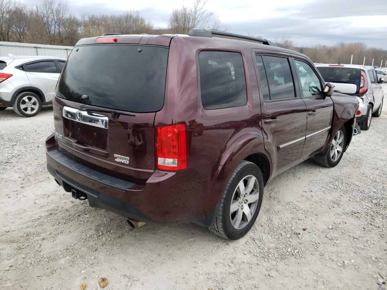 Photo 4 from auction – 2014 HONDA PILOT TOUR with VIN 5FNYF4H92EB054274