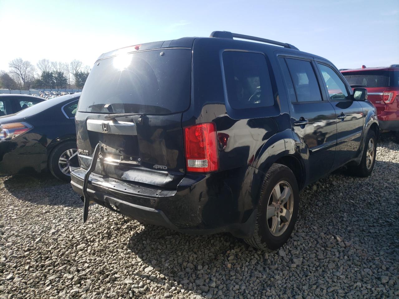 Photo 4 from auction – 2010 HONDA PILOT EX with VIN 5FNYF4H49AB018550