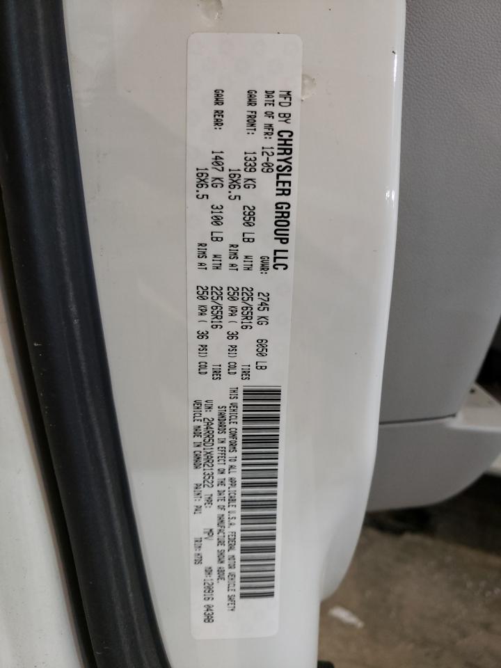 Photo 10 from auction – 2010 CHRYSLER TOWN & COU with VIN 2A4RR5D1XAR213522
