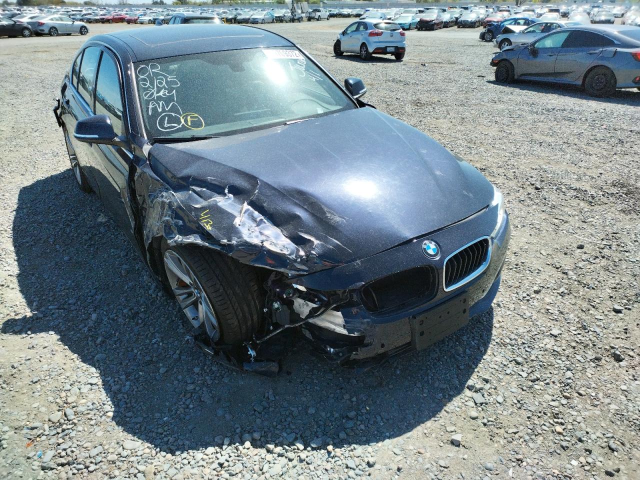 BMW 330 I 2017 with VIN WBA8B9G56HNU50010 - Photo from auction