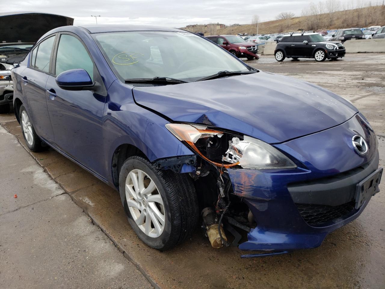 MAZDA 3 I 2012 with VIN JM1BL1V74C1619968 - Photo from auction