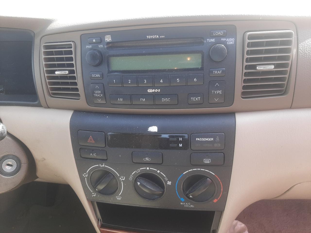 Photo 9 from auction – 2007 TOYOTA COROLLA with VIN 1NXBR30E47Z908395
