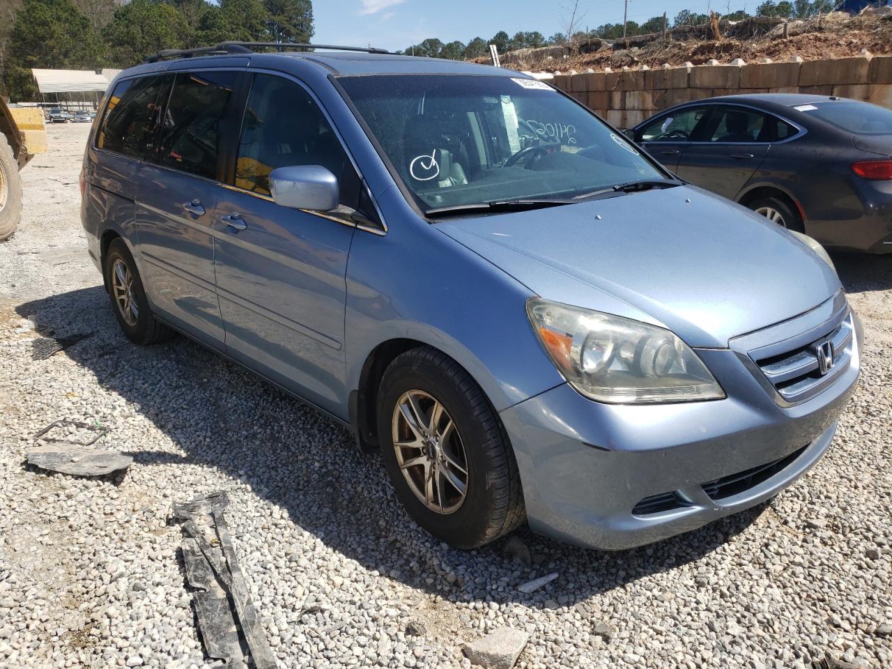 HONDA ODYSSEY EX 2006 with VIN 5FNRL38706B016985 - Photo from auction