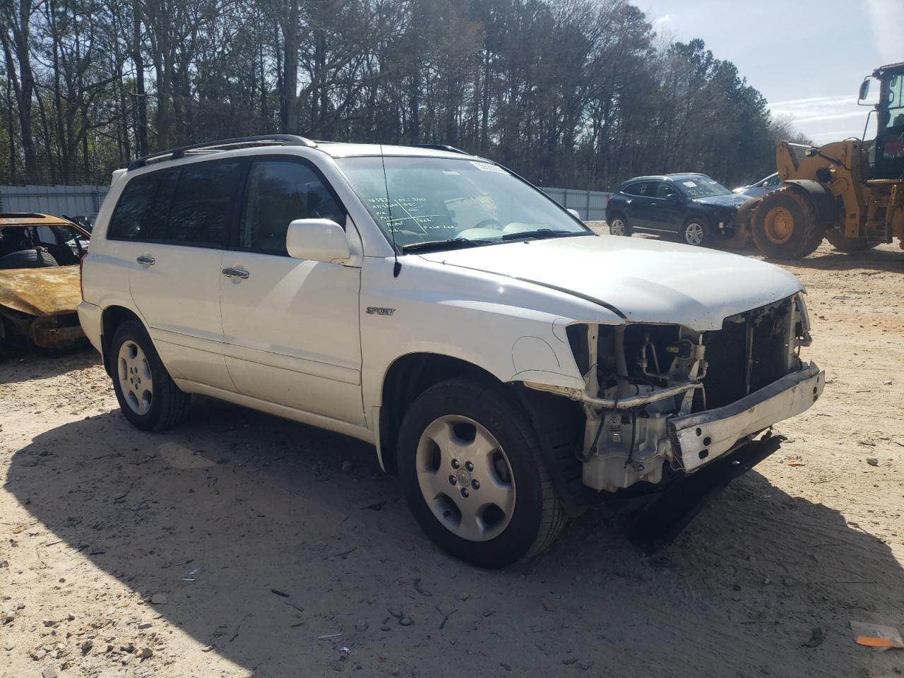 TOYOTA HIGHLANDER 2006 with VIN JTEEP21A060168021 - Photo from auction
