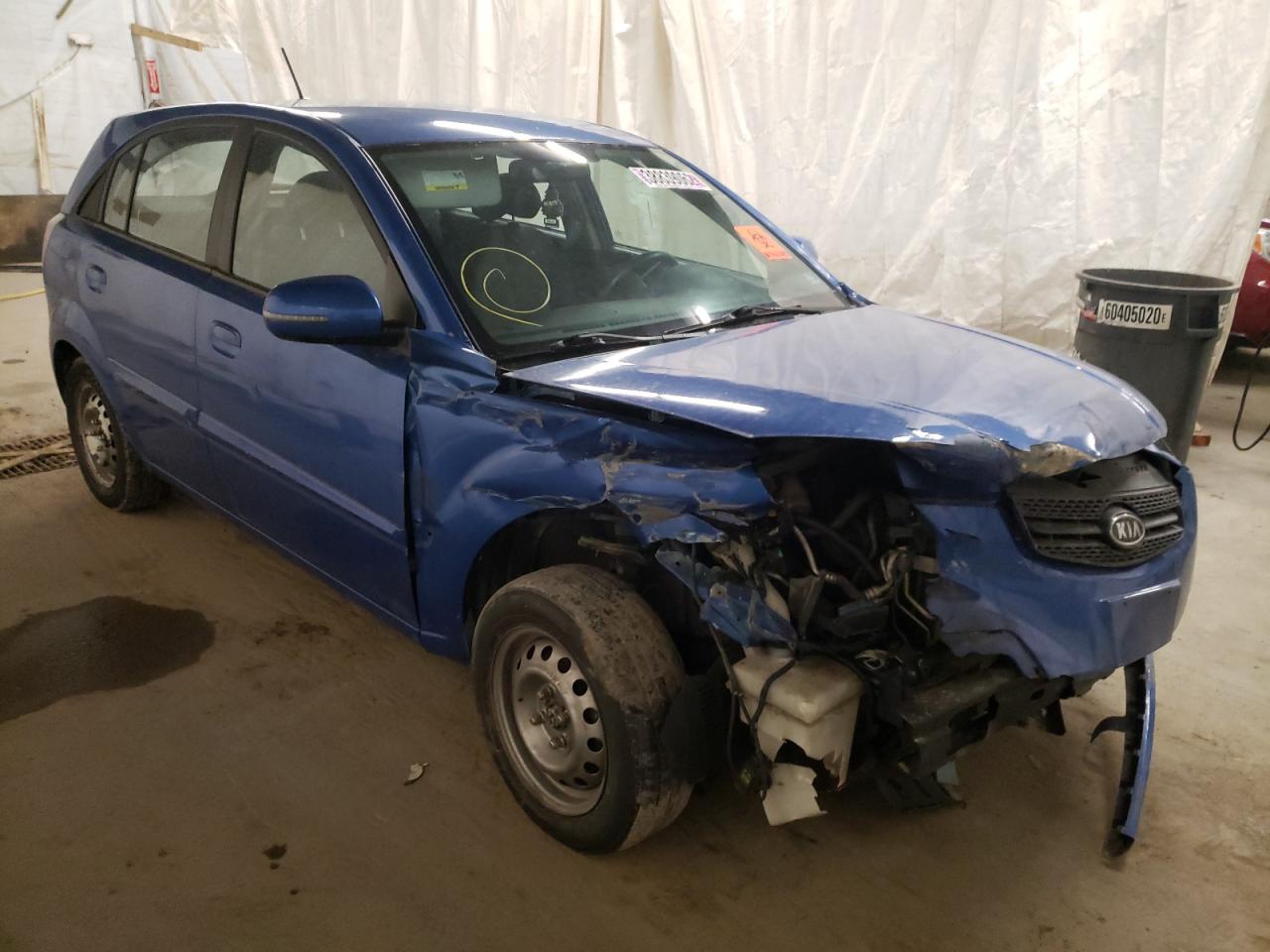 KIA RIO LX 2010 مع رقم تعريف المركبة KNADH5A34A6652647 - صورة من المزاد