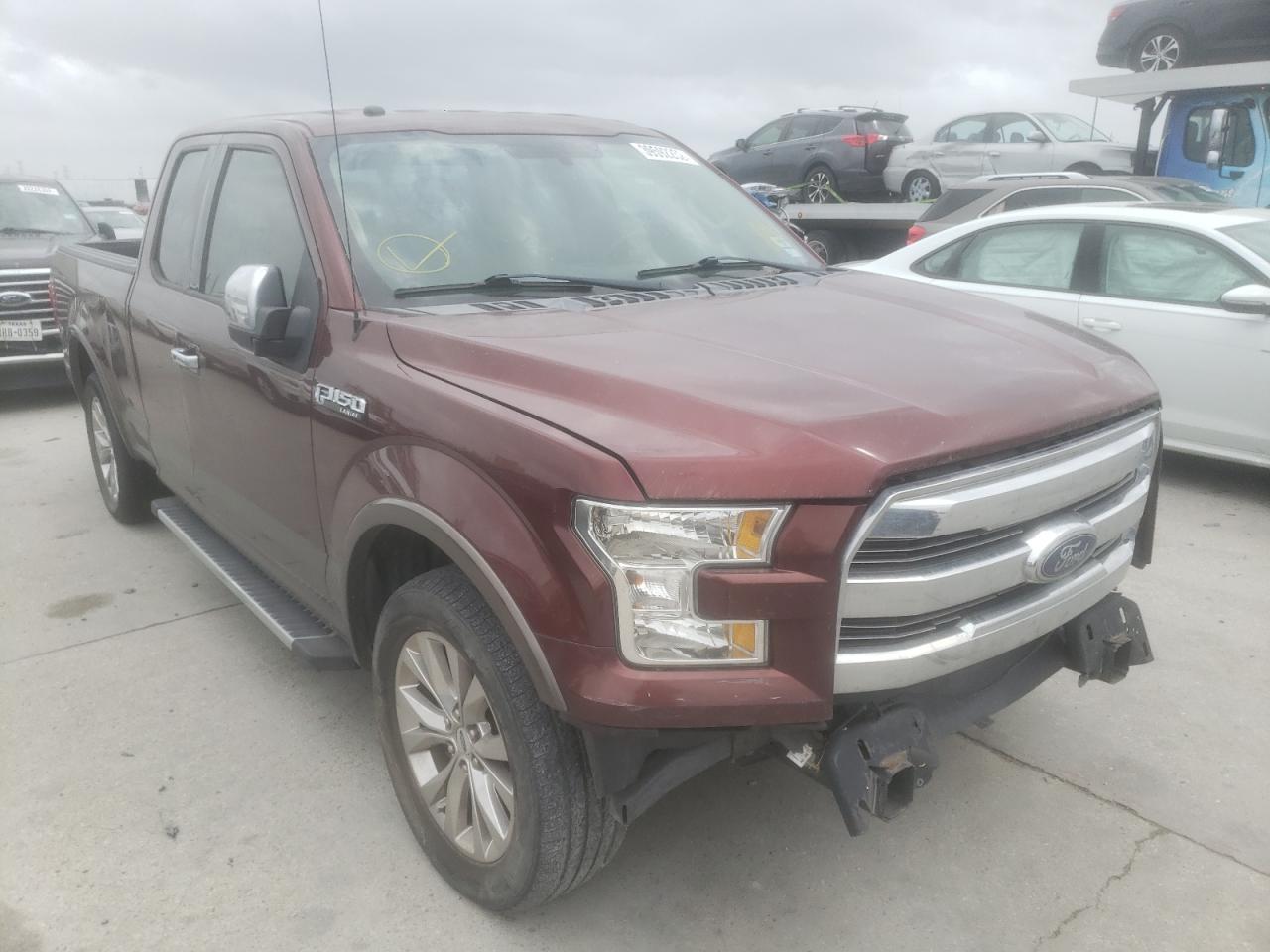 FORD F150 SUPER 2016 with VIN 1FTEX1CF5GFB98430 - Photo from auction