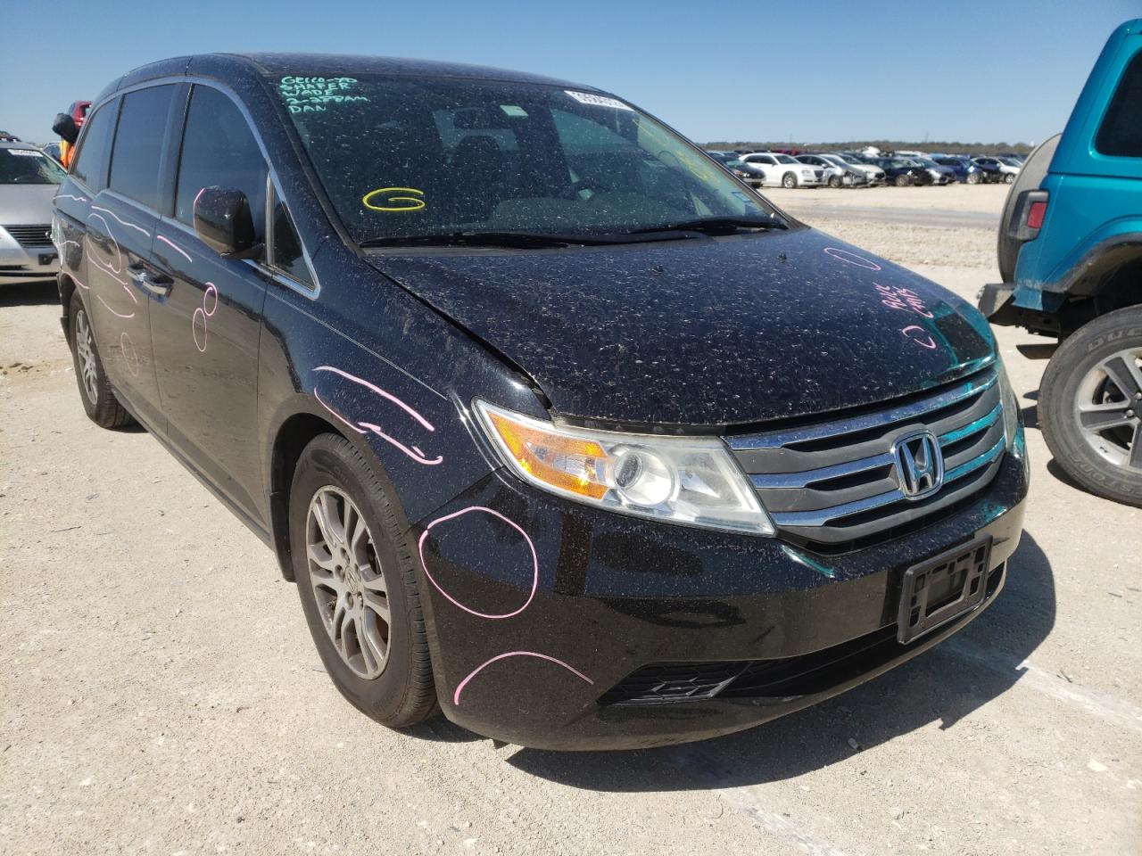 HONDA ODYSSEY EX 2012 with VIN 5FNRL5H47CB083449 - Photo from auction