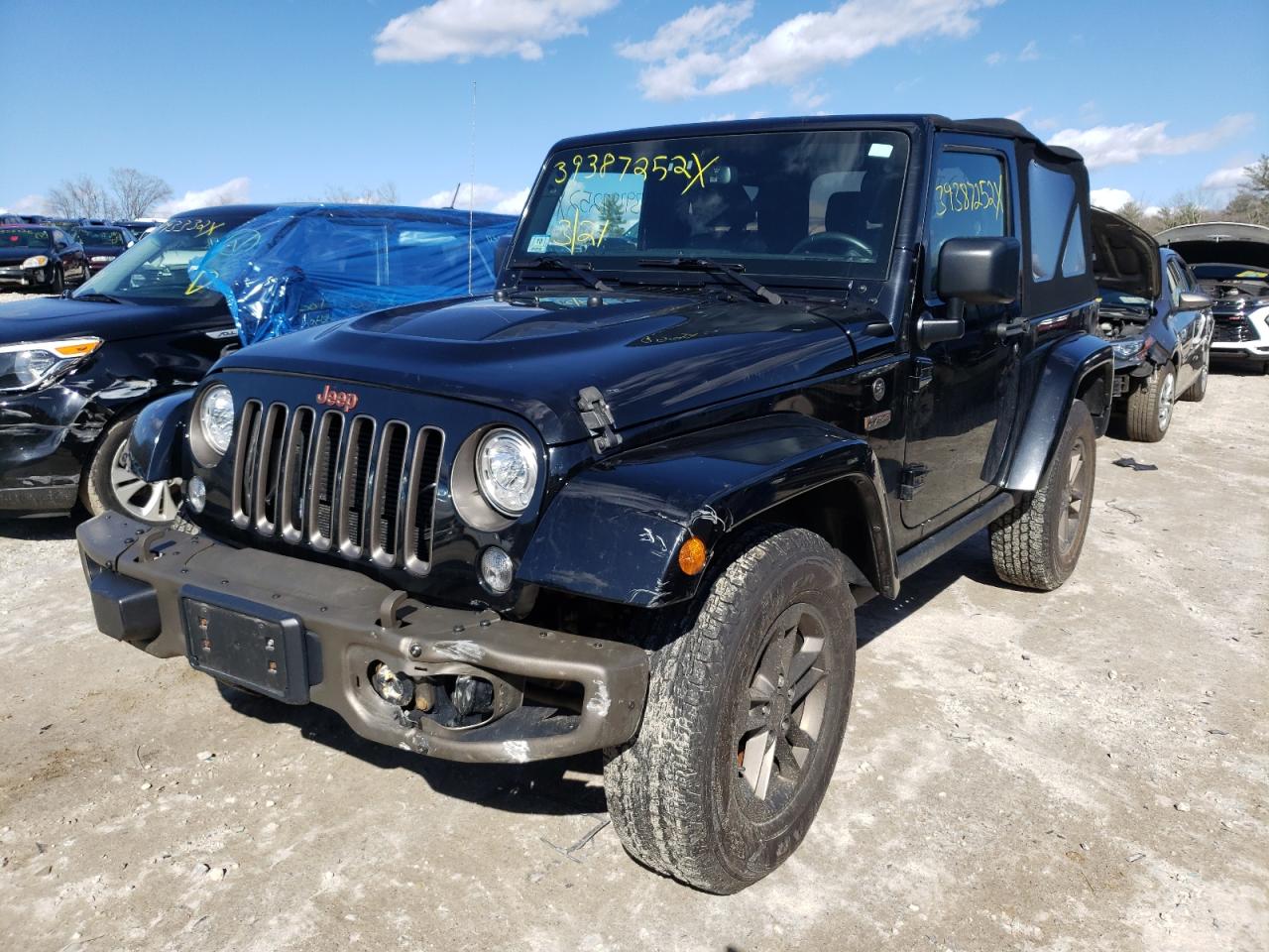 Photo 2 from auction – 2017 JEEP WRANGLER S with VIN 1C4AJWBG7HL523976