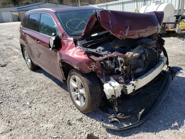 TOYOTA HIGHLANDER 2016 with VIN 5TDDKRFHXGS294334 - Photo from auction