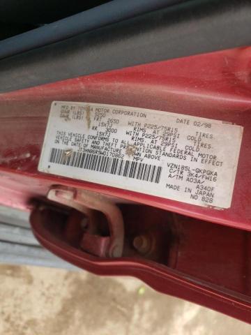 Photo 10 from auction – 1998 TOYOTA 4RUNNER SR with VIN JT3HN86R5W0170862