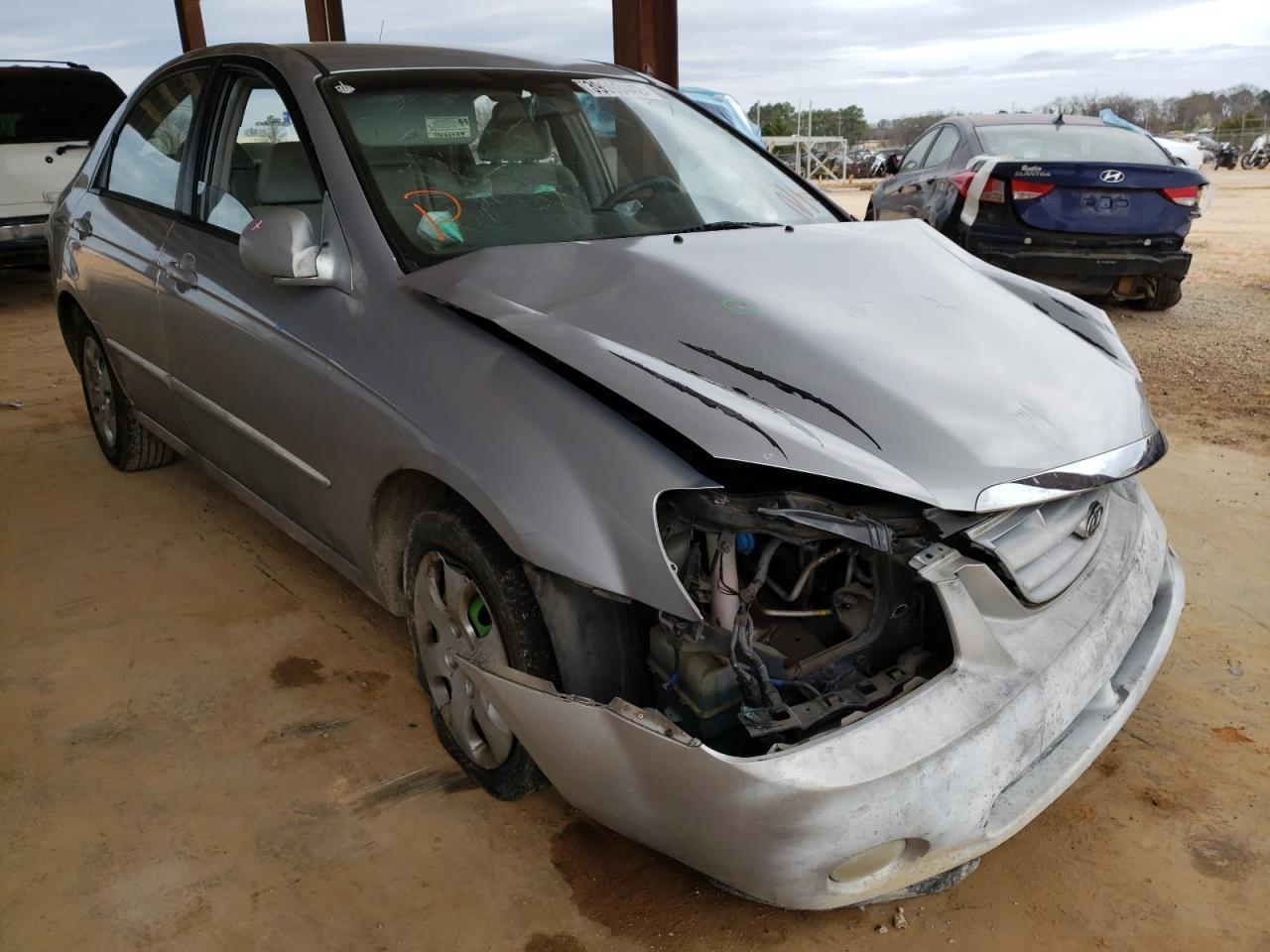 KIA SPECTRA LX 2004 with VIN KNAFE121X45021080 - Photo from auction