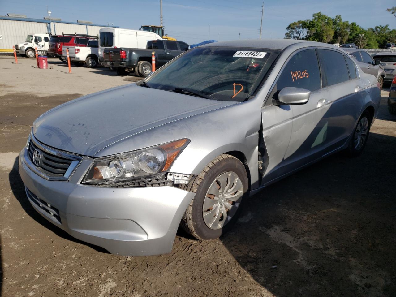 Photo 2 from auction – 2010 HONDA ACCORD LX with VIN 1HGCP2F31AA027484