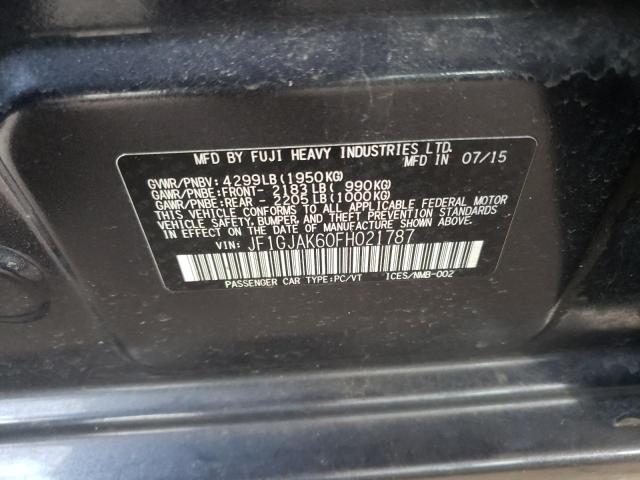 Photo 10 from auction – 2015 SUBARU IMPREZA PR with VIN JF1GJAK60FH021787