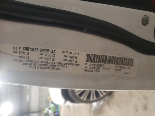 Photo 10 from auction – 2010 CHRYSLER 300 S with VIN 2C3CA2CV5AH328674