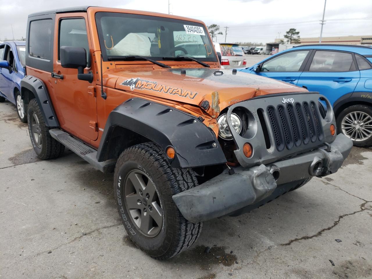 JEEP WRANGLER S 2010 with VIN 1J4GA2D11AL218985 - Photo from auction