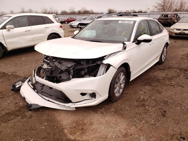 Photo 2 from auction – 2022 HONDA CIVIC EX with VIN 2HGFE2F37NH109276