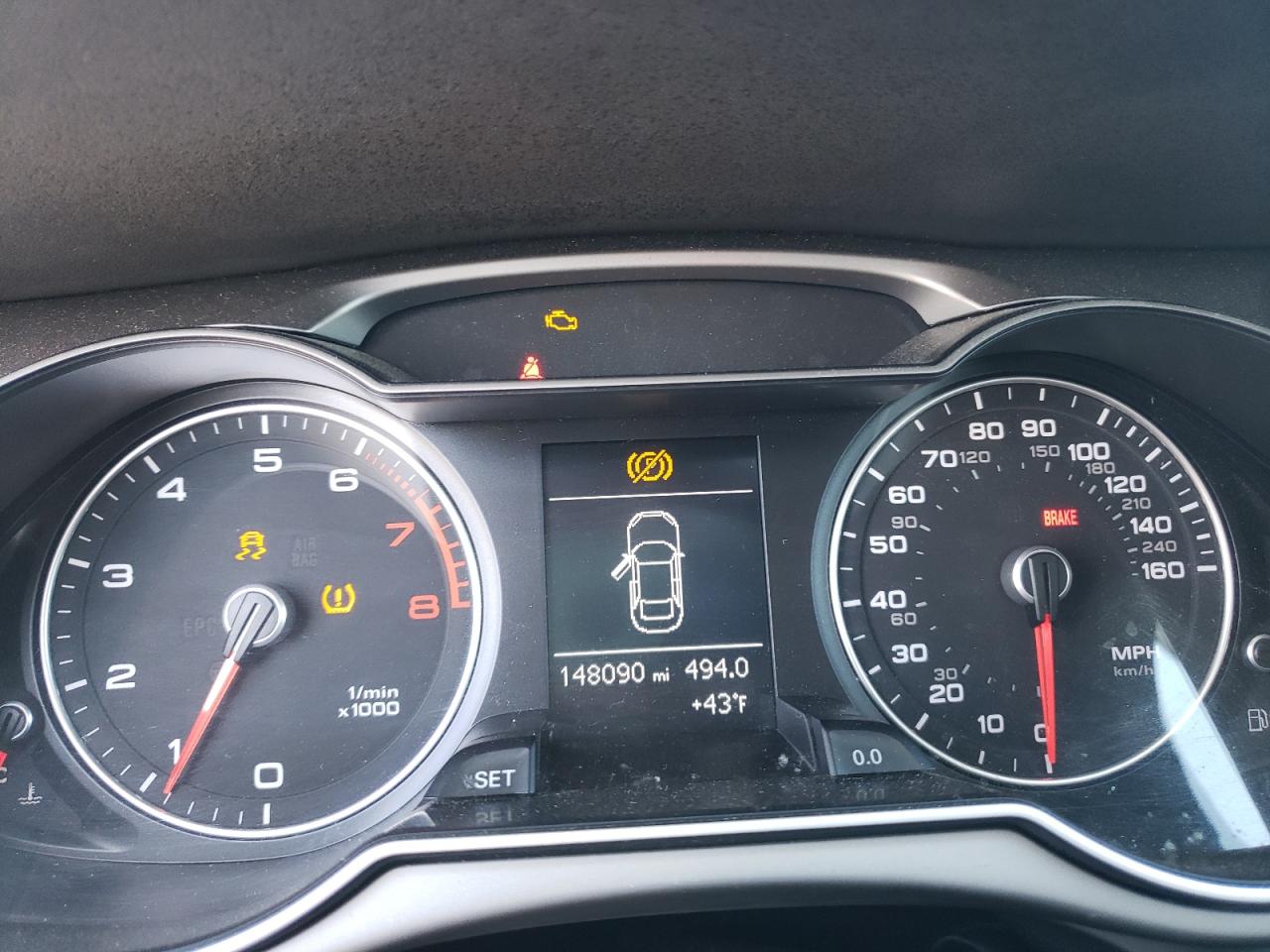 Photo 8 from auction – 2014 AUDI A4 PREMIUM with VIN WAUDFAFL0EN000224