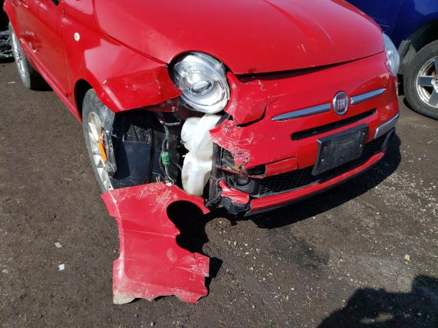 Photo 9 from auction – 2012 FIAT 500 LOUNGE with VIN 3C3CFFER3CT288601