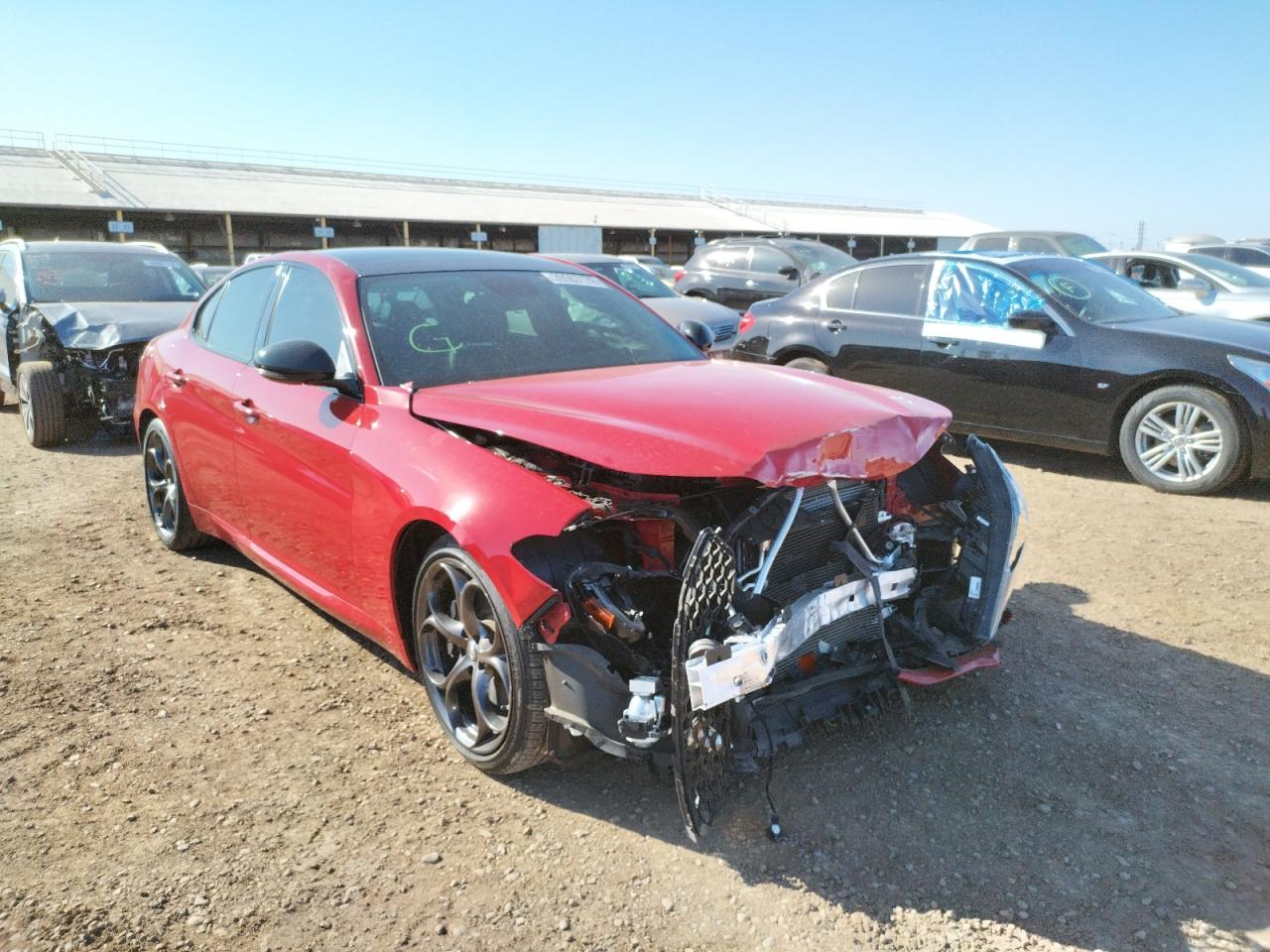 Photo 9 from auction – 2018 ALFA ROMEO GIULIA TI with VIN ZARFAECN8J7595755