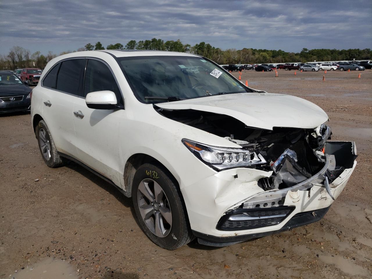 ACURA MDX 2015 with VIN 5FRYD3H23FB009864 - Photo from auction