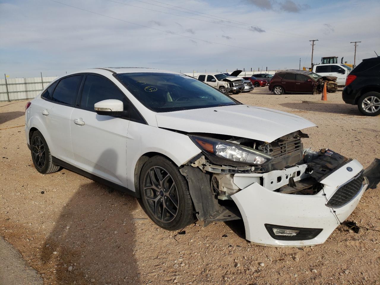 FORD FOCUS SEL 2017 with VIN 1FADP3H21HL342013 - Photo from auction