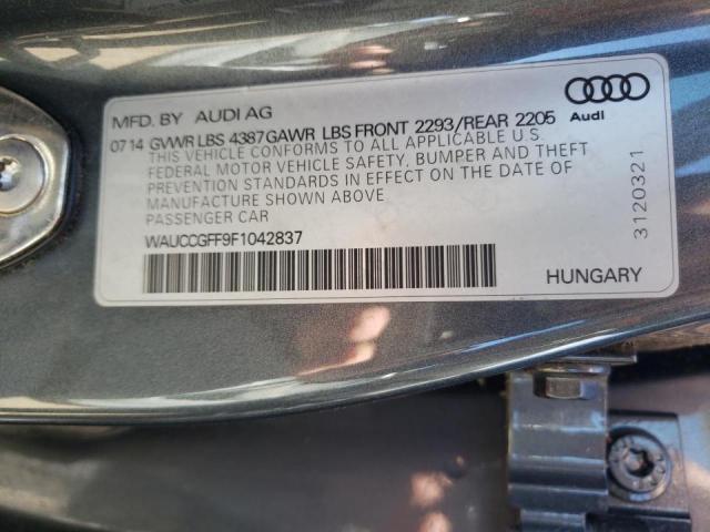 Photo 10 from auction – 2015 AUDI A3 PREMIUM with VIN WAUCCGFF9F1042837