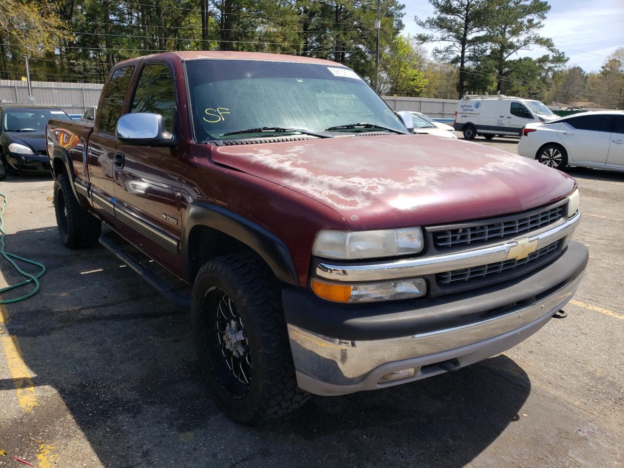 CHEVROLET SILVERADO 2002 with VIN 1GCEK19T92Z141876 - Photo from auction