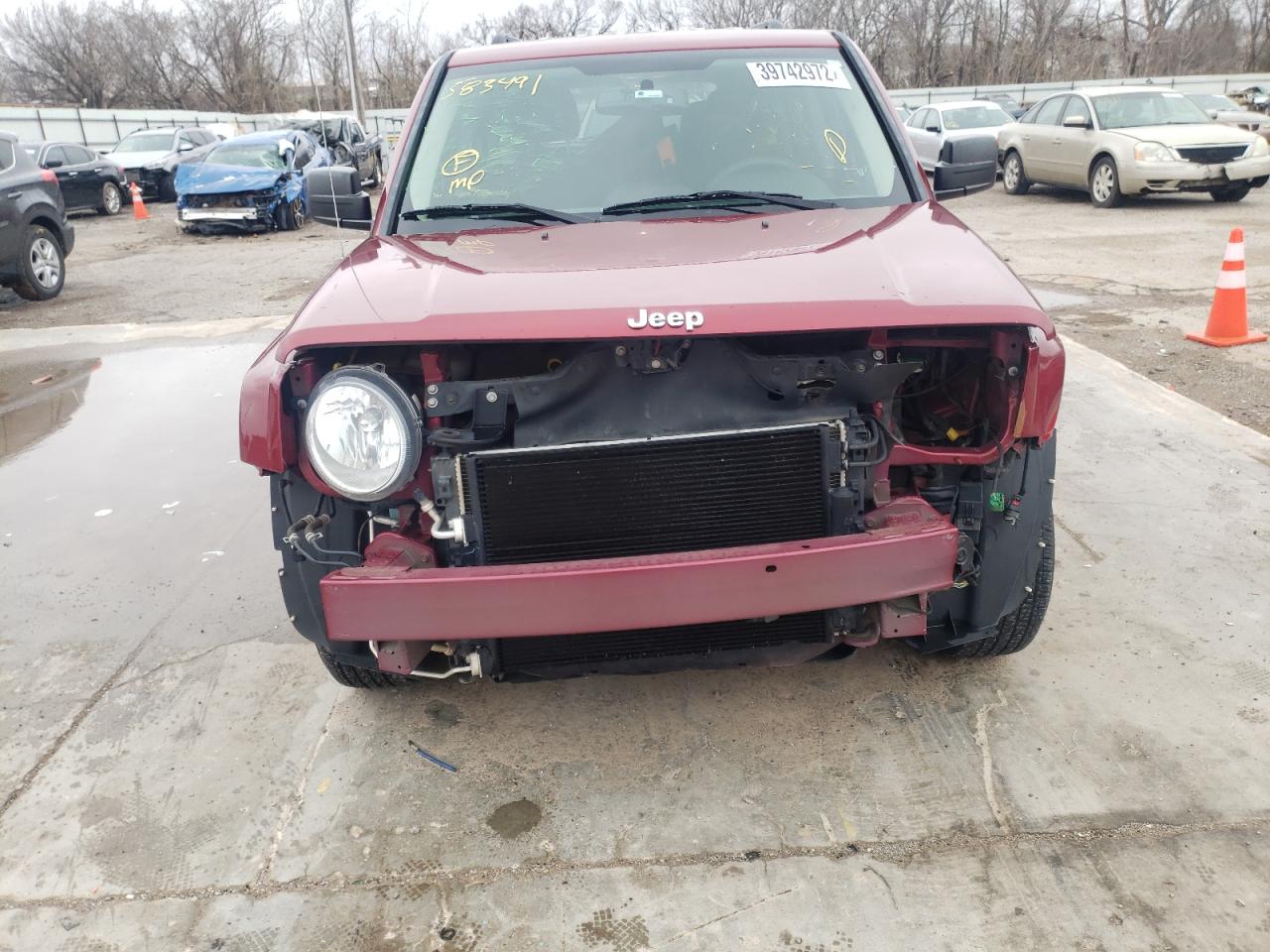 Photo 9 from auction – 2016 JEEP PATRIOT SP with VIN 1C4NJPBB2GD583491