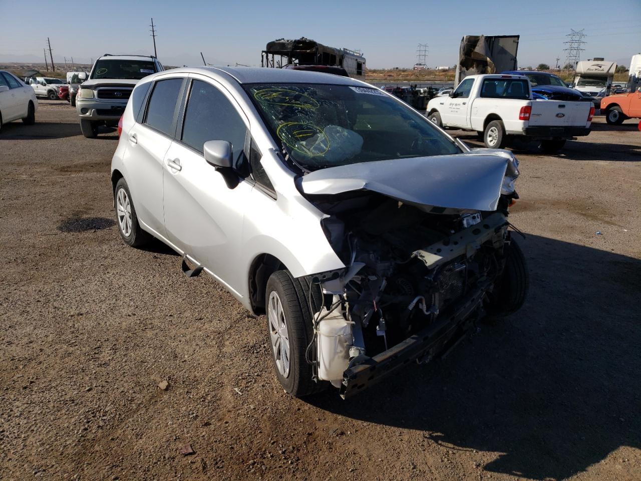 NISSAN VERSA NOTE 2017 with VIN 3N1CE2CP1HL362245 - Photo from auction