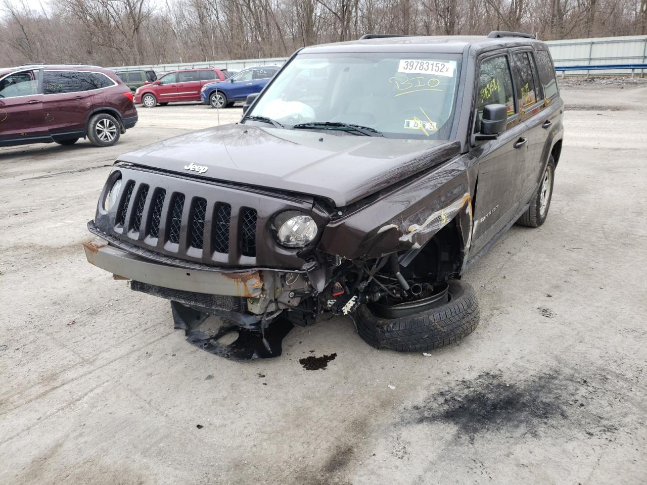 Photo 2 from auction – 2014 JEEP PATRIOT SP with VIN 1C4NJRBB3ED625496