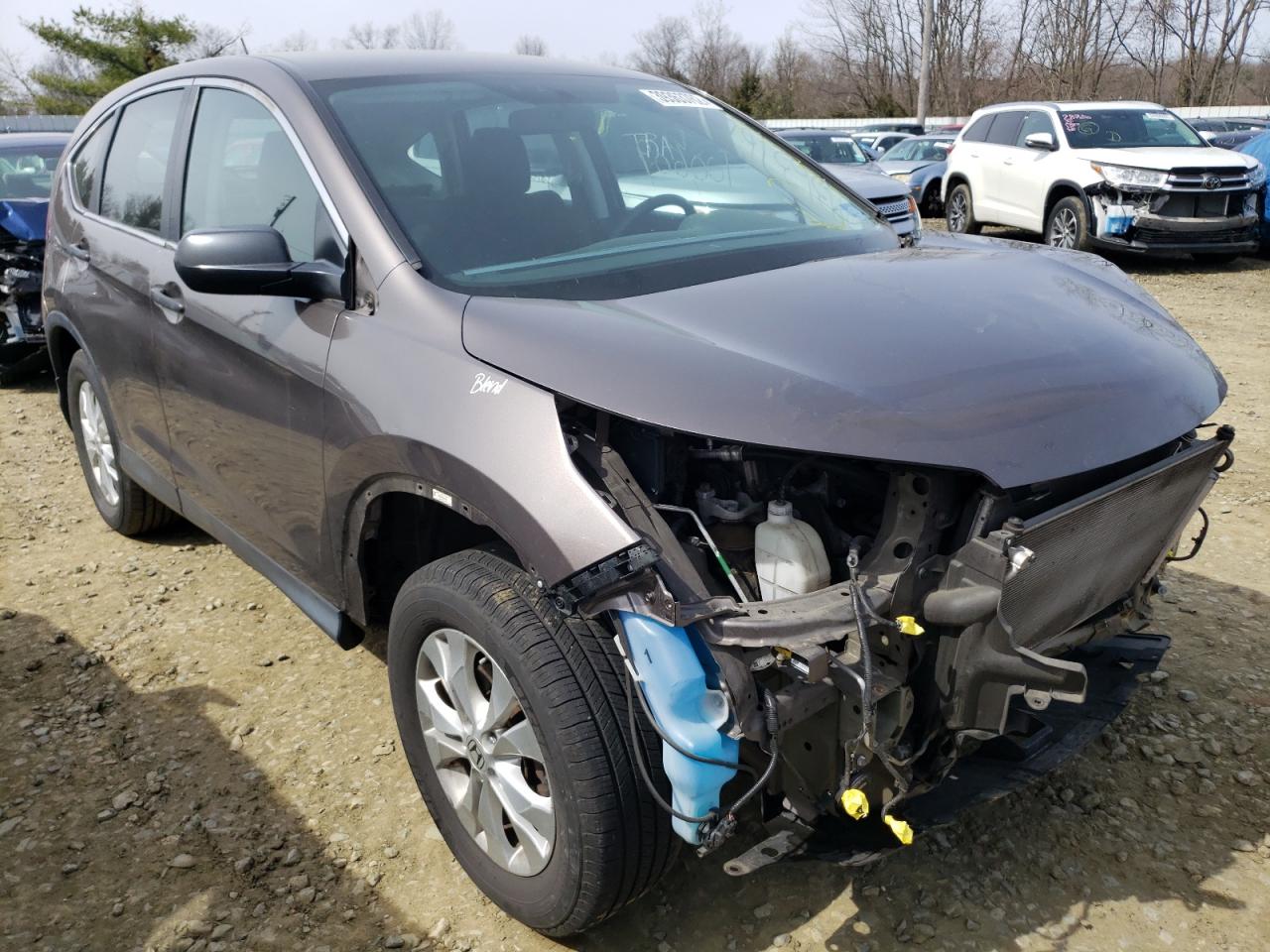 HONDA CR-V LX 2014 with VIN 2HKRM4H33EH654325 - Photo from auction