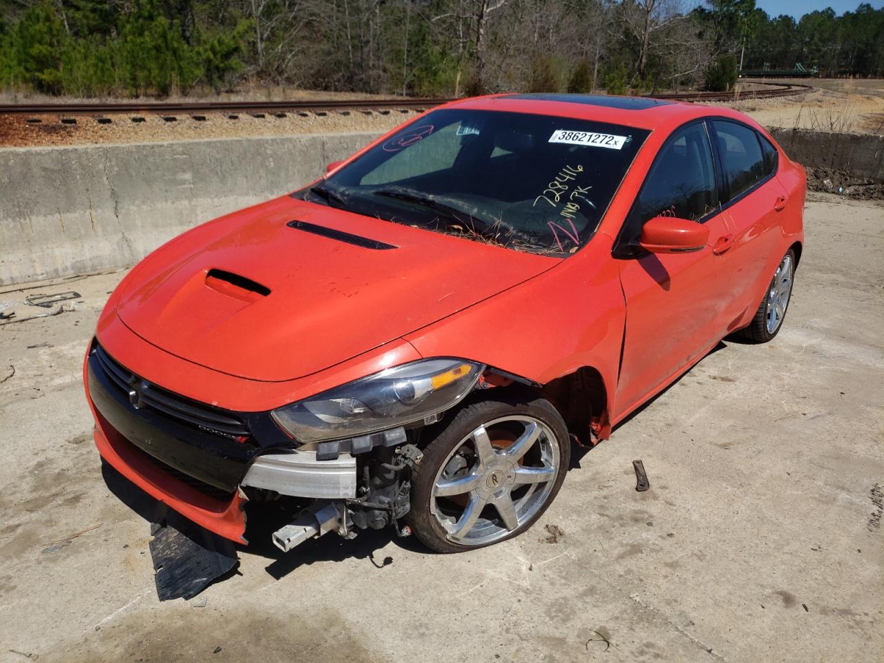 Photo 2 from auction – 2016 DODGE DART GT with VIN 1C3CDFEB1GD728416
