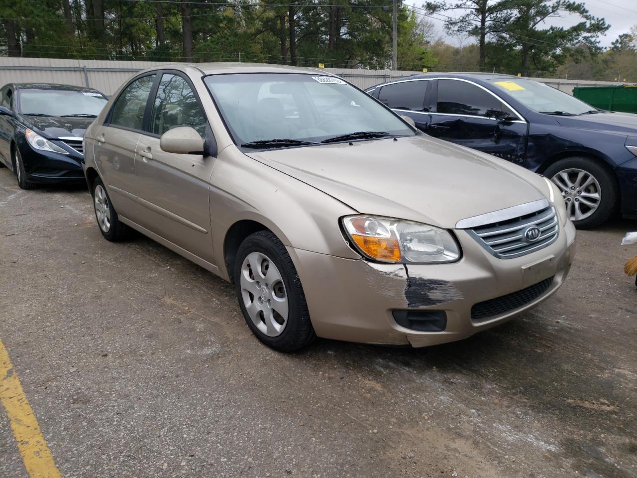 KIA SPECTRA EX 2008 with VIN KNAFE121785519016 - Photo from auction