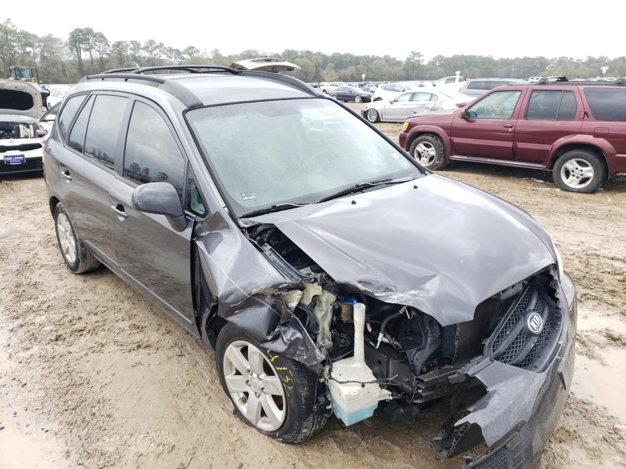 KIA RONDO BASE 2008 with VIN KNAFG525587201243 - Photo from auction
