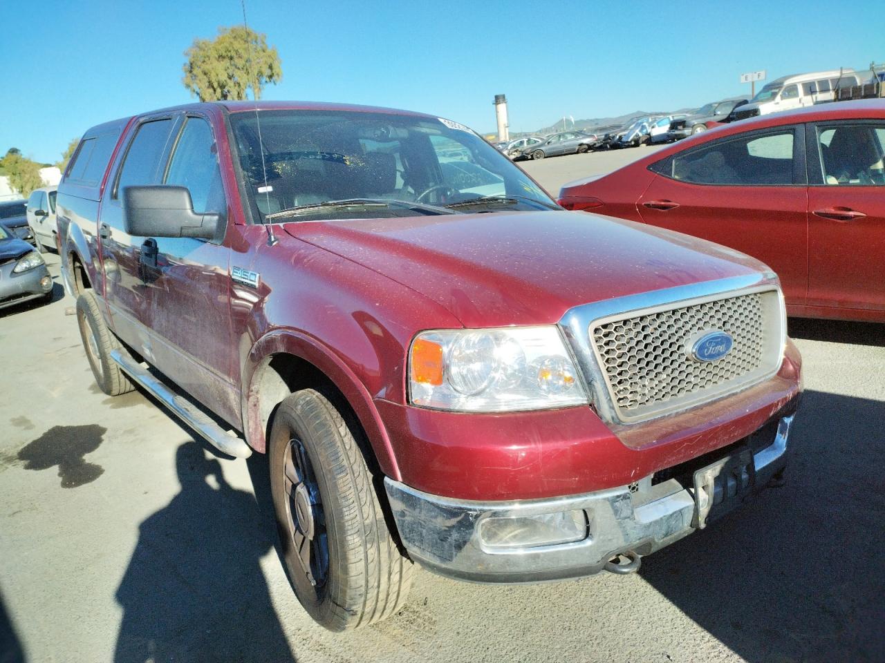 FORD F150 SUPER 2005 with VIN 1FTPW14535KE76456 - Photo from auction