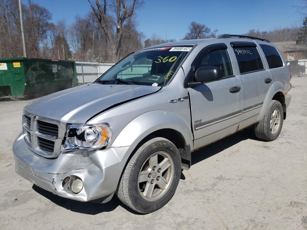 Photo 2 from auction – 2007 DODGE DURANGO SL with VIN 1D8HB48247F501198