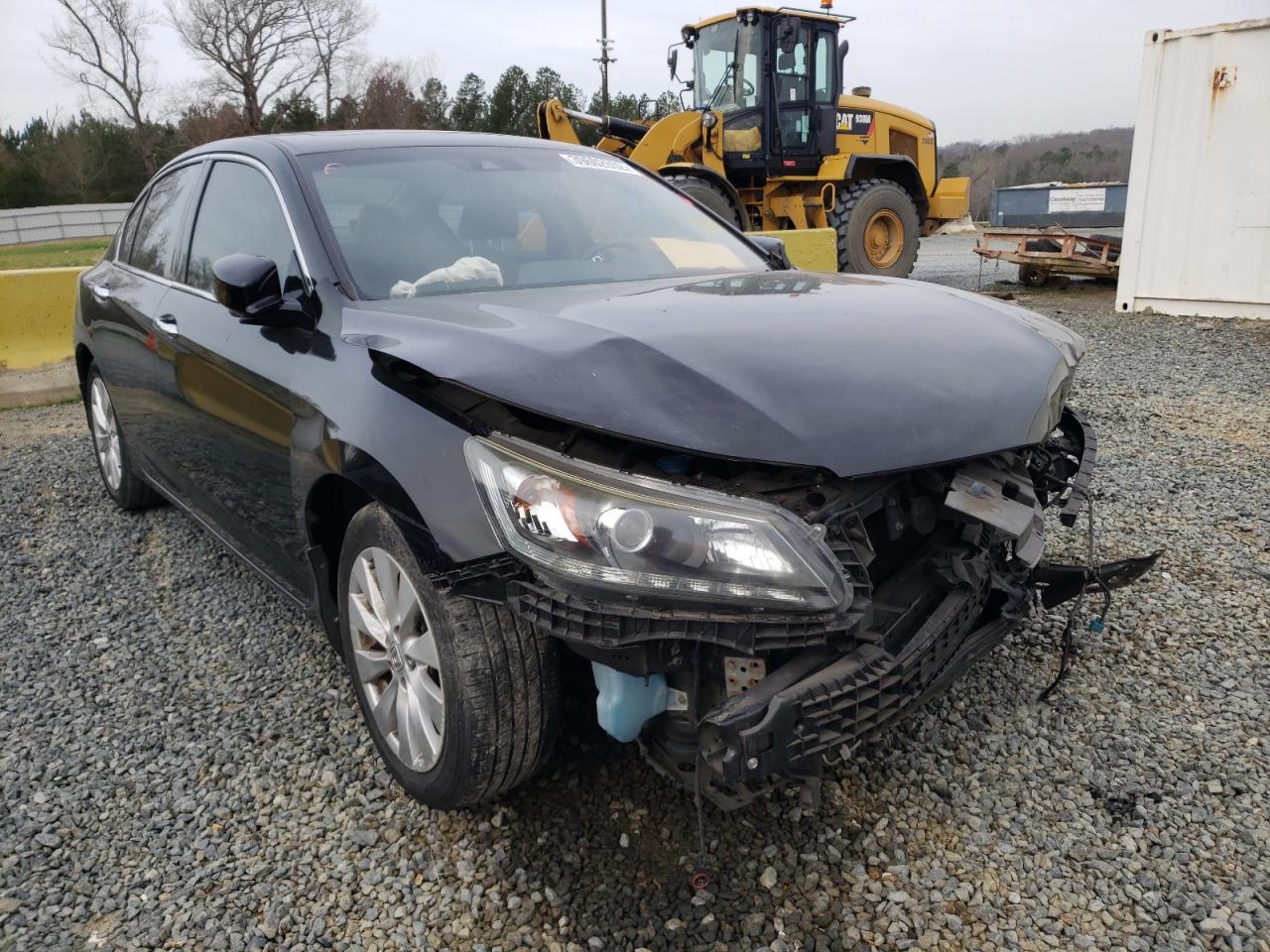 HONDA ACCORD EXL 2013 with VIN 1HGCR3F85DA033353 - Photo from auction