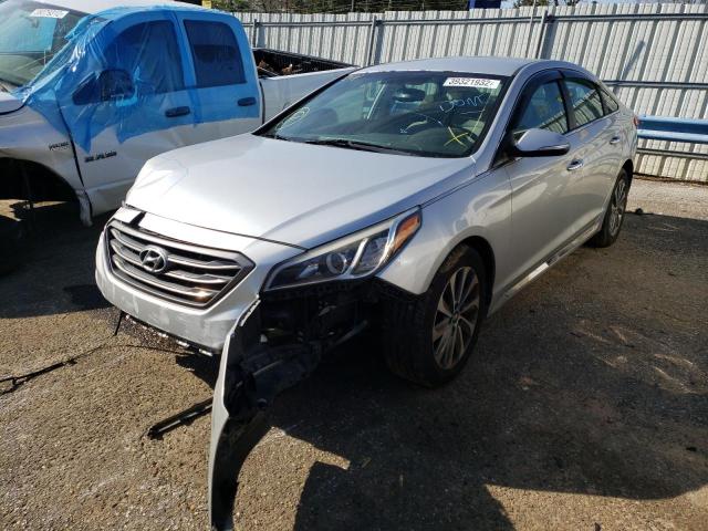 Photo 2 from auction – 2016 HYUNDAI SONATA SPO with VIN 5NPE34AF7GH312210