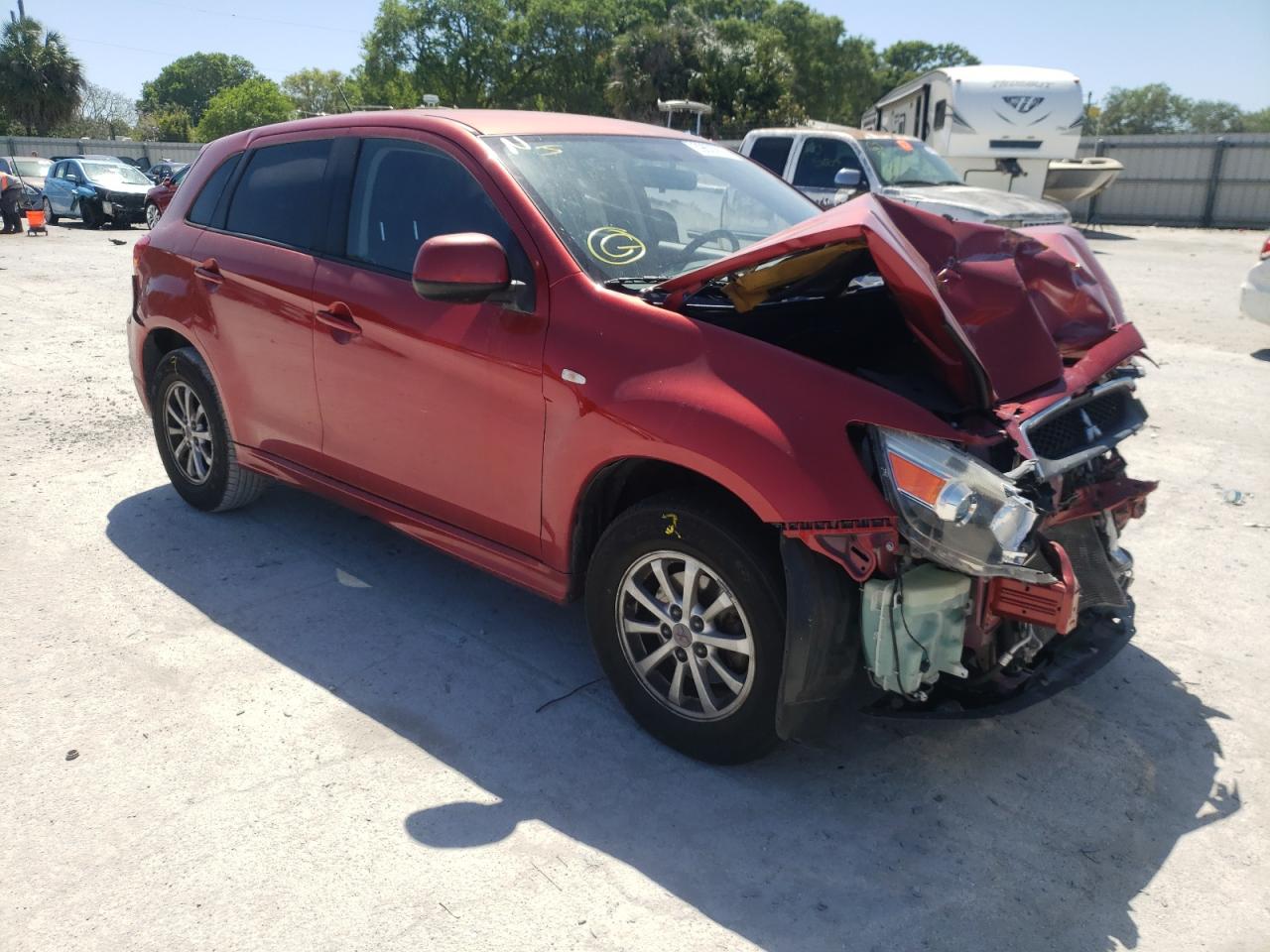 MITSUBISHI OUTLANDER 2012 with VIN JA4AP3AU3CZ002953 - Photo from auction