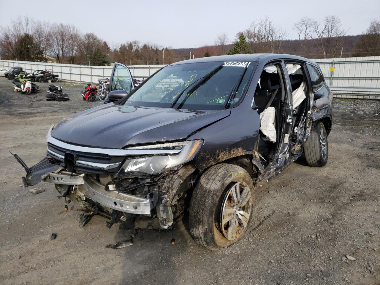 Photo 9 from auction – 2018 HONDA PILOT EXL with VIN 5FNYF6H54JB066994