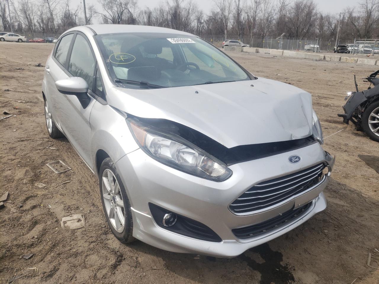 FORD FIESTA SE 2019 with VIN 3FADP4EJ9KM133352 - Photo from auction