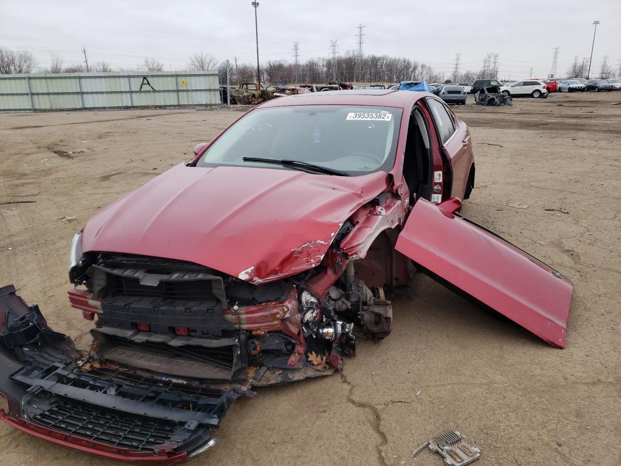 Photo 2 from auction – 2016 FORD FUSION SE with VIN 3FA6P0HDXGR373897