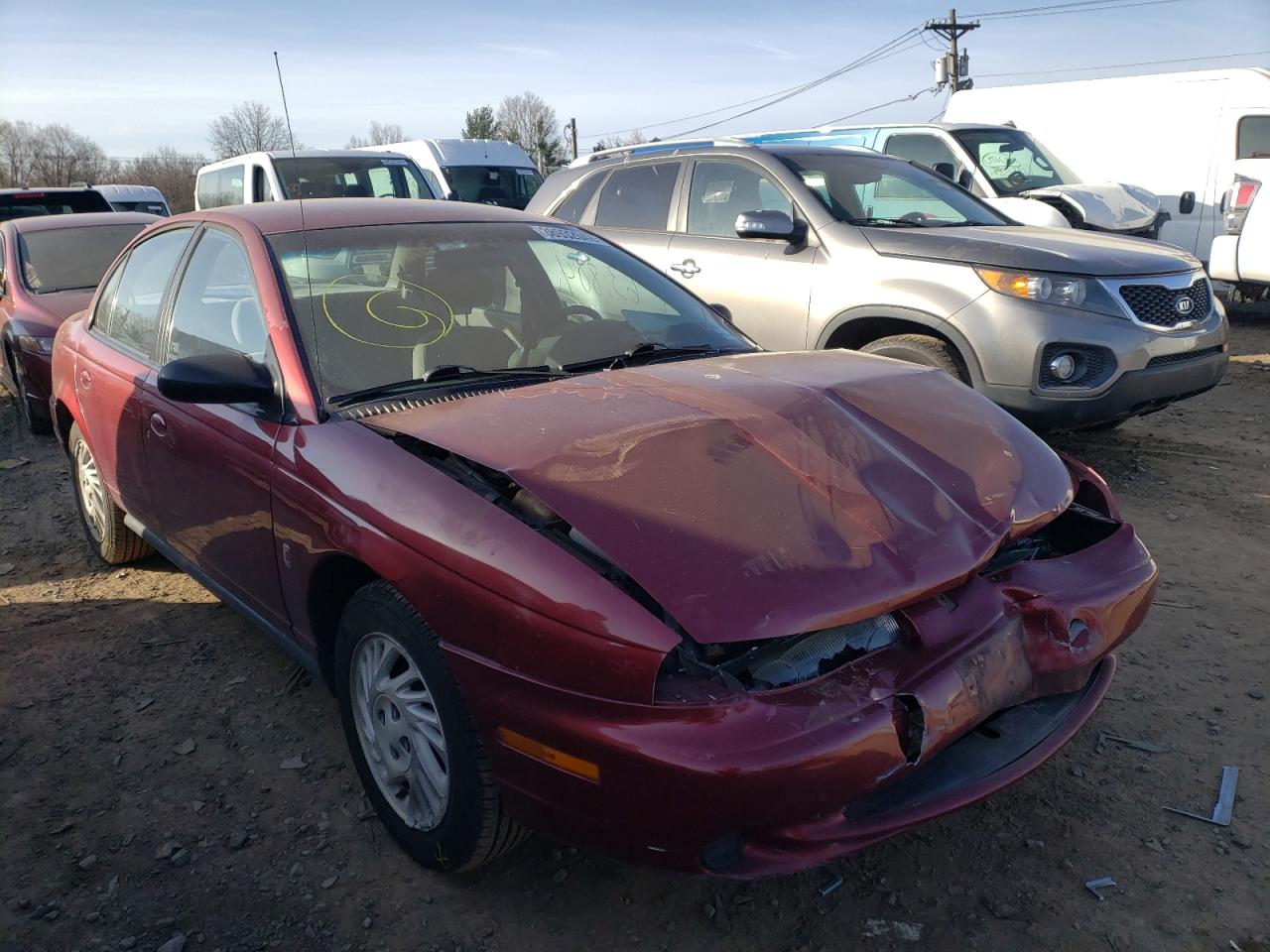 SATURN SL2 1998 with VIN 1G8ZK5270WZ162346 - Photo from auction