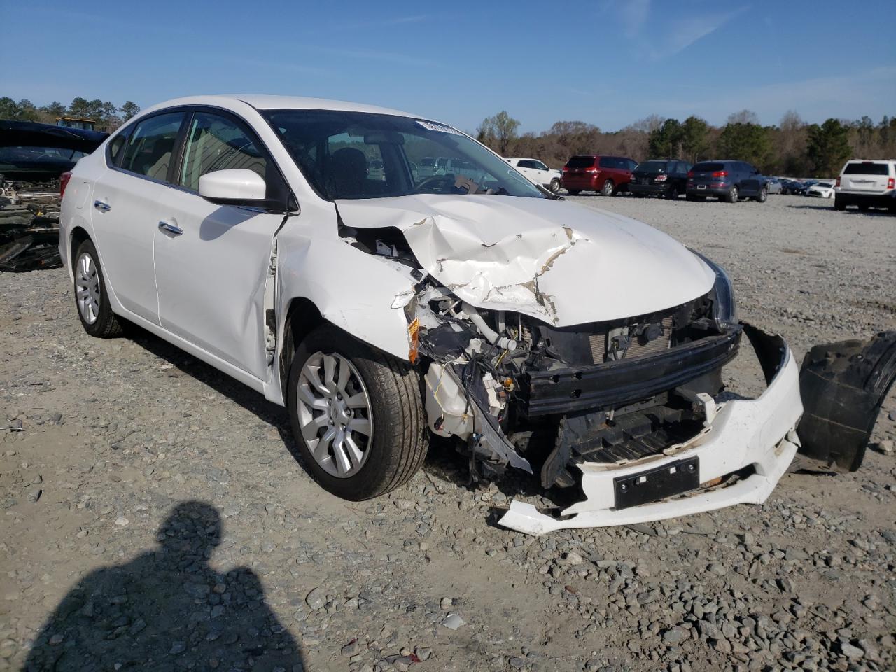 NISSAN SENTRA S 2017 with VIN 3N1AB7AP7HY304790 - Photo from auction