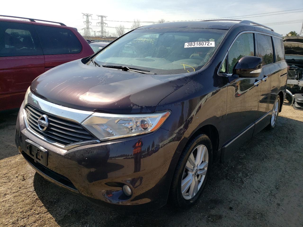 Photo 2 from auction – 2011 NISSAN QUEST S with VIN JN8AE2KP8B9009396